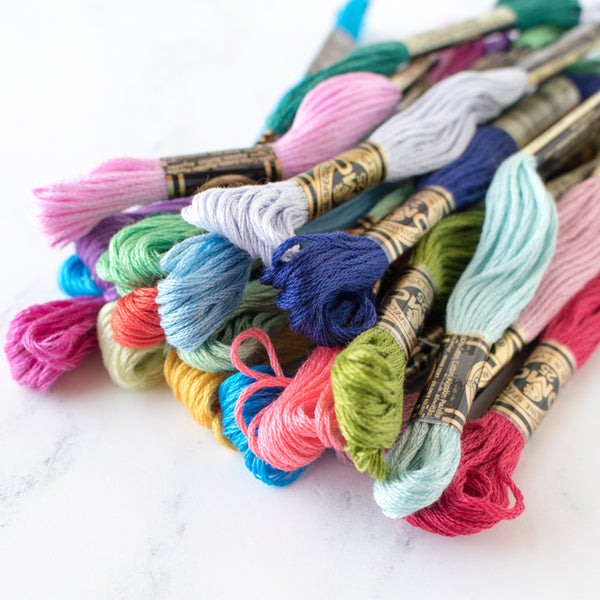 Browse Free HD Images of Embroidery Thread Lined Up For Crafting