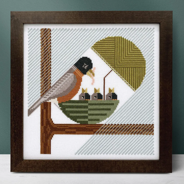 Rainy Day Cross Stitch Pattern - Stitched Modern