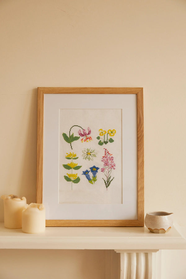 Alpine Flowers Cross Stitch Kit