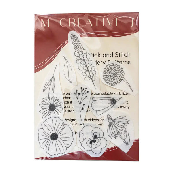 Peel, Stick, and Stitch Hand Embroidery Pattern - Landscapes - Stitched  Modern