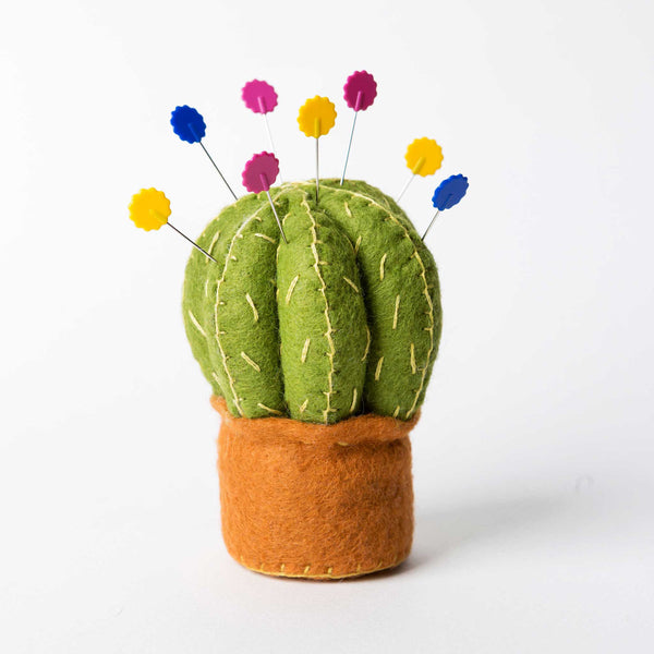 Make This Fun and Fresh Cactus Pin Cushion with Easy DIY Instructions