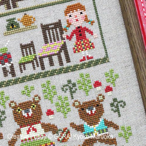 The Three Bears Cross Stitch Pattern