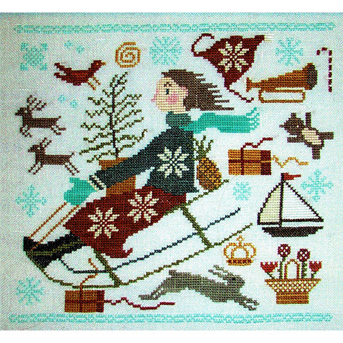 Cross Stitch Pattern Book - Jolly Christmas - Stitched Modern