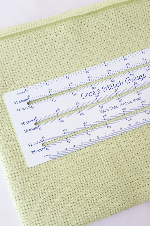 Cross Stitch Gauge Plastic Cross Stitch Reference Ruler Cross-Stitch  Accessories