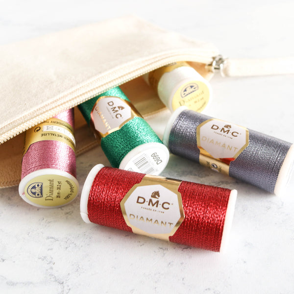 DMC Diamant Metallic Embroidery Thread - Jewel Color Pack