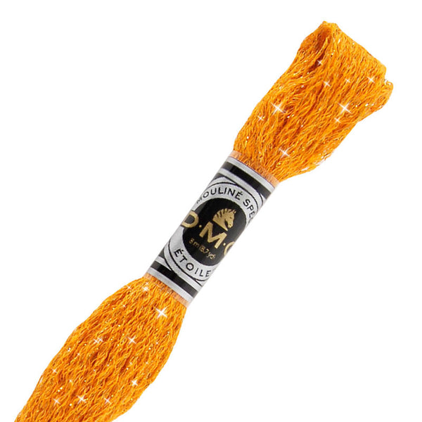 thumbnail image 2 of DMC Shiny Radiant Satin Floss - Tangerine Color 8.7-Yard Embroidery Thread 2 of 10