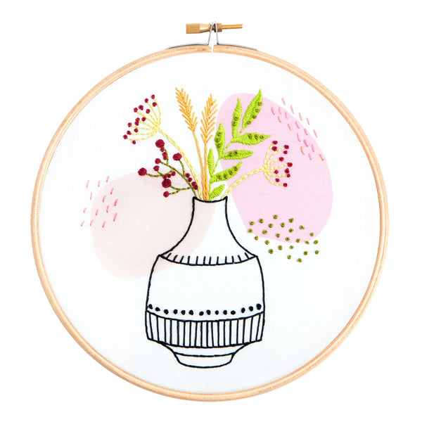 Wildflower Meadow Hand Embroidery Kit - Stitched Modern