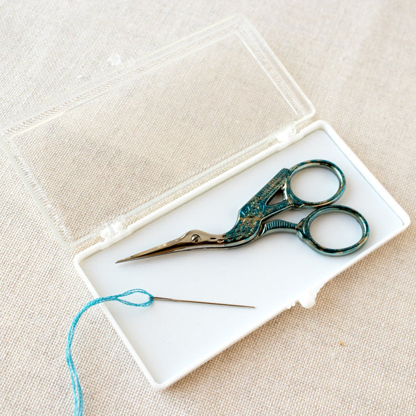 Magnetic Card Case Needle and Scissor Carrier - Stitched Modern