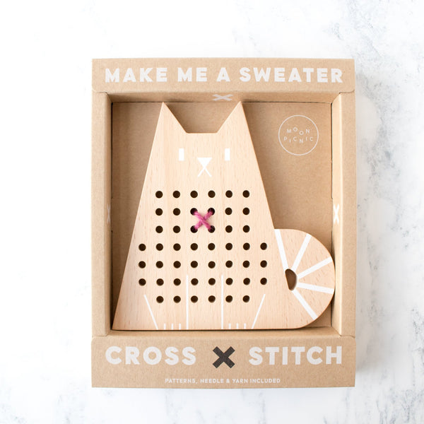 Mini Cross Stitch Kit - Rocket