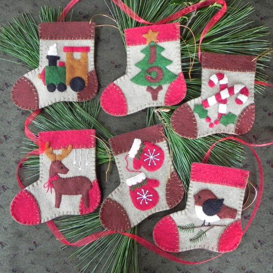 Christmas Stocking Ornament Pattern Felt Christmas Pattern -  New  Zealand  Christmas stocking ornament, Felt christmas stockings, Christmas  ornament pattern