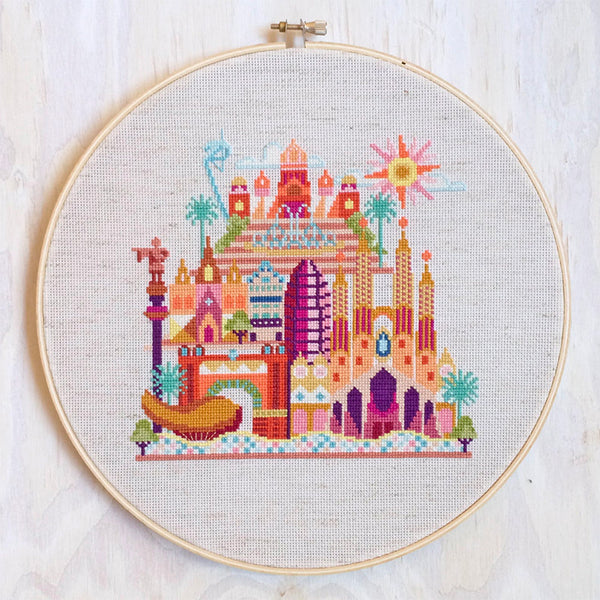 Sagrada Familia Cross Stitch Pattern / World Landmarks Series 