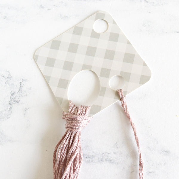 Embroidery Floss Drop Set - Gingham + Hexies