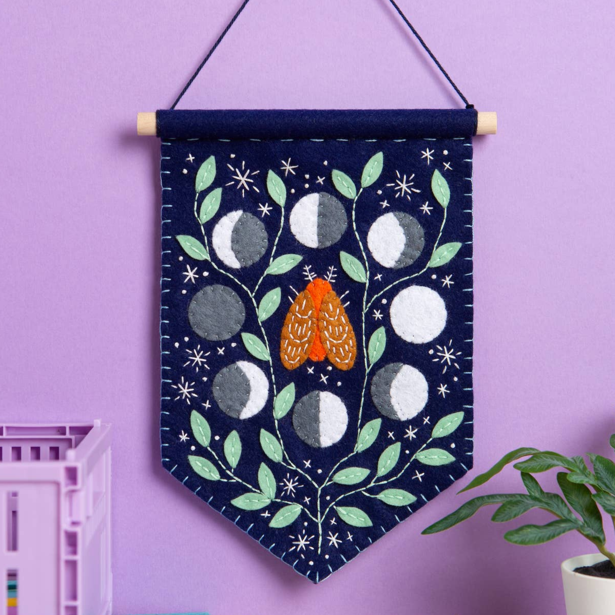 Celestial Pennant Felt Craft Kit