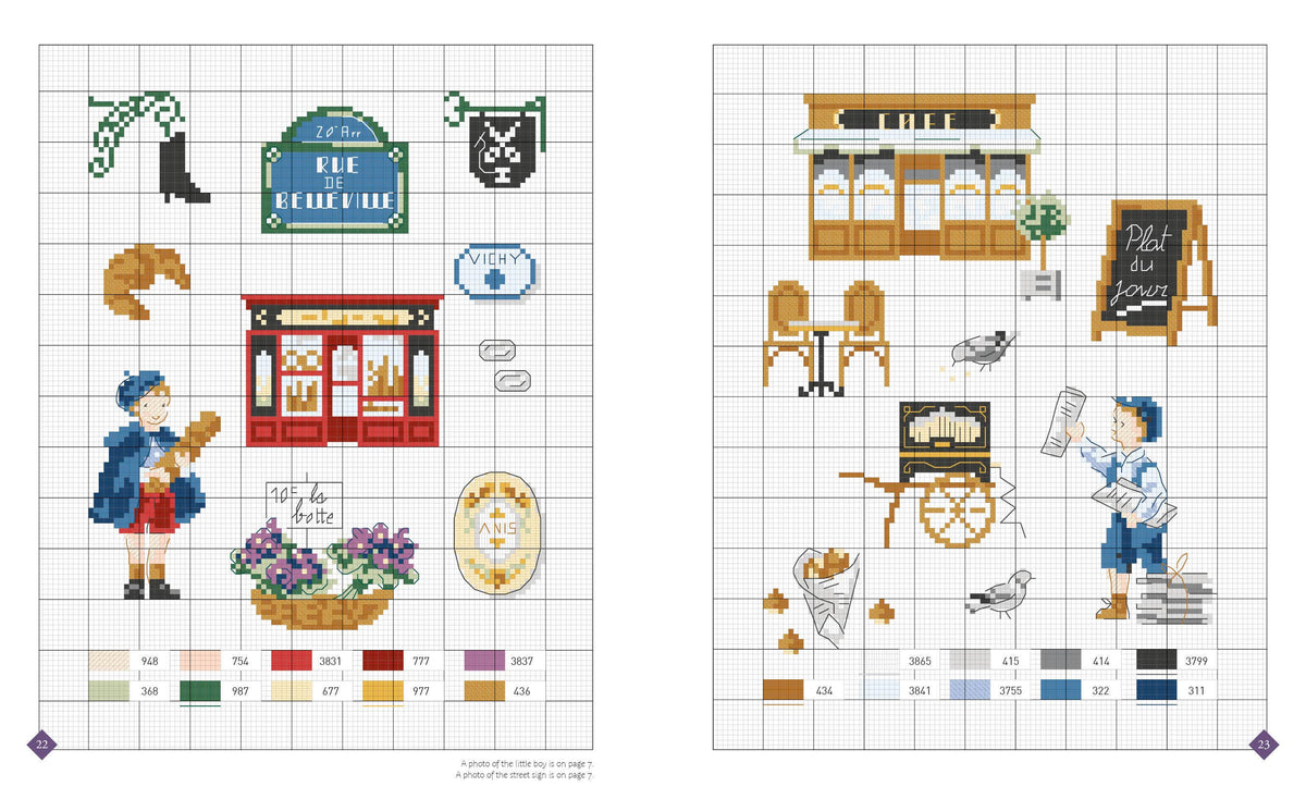 Retro Cross Stitch: 500 Patterns, French Charm for Your Stitchwork