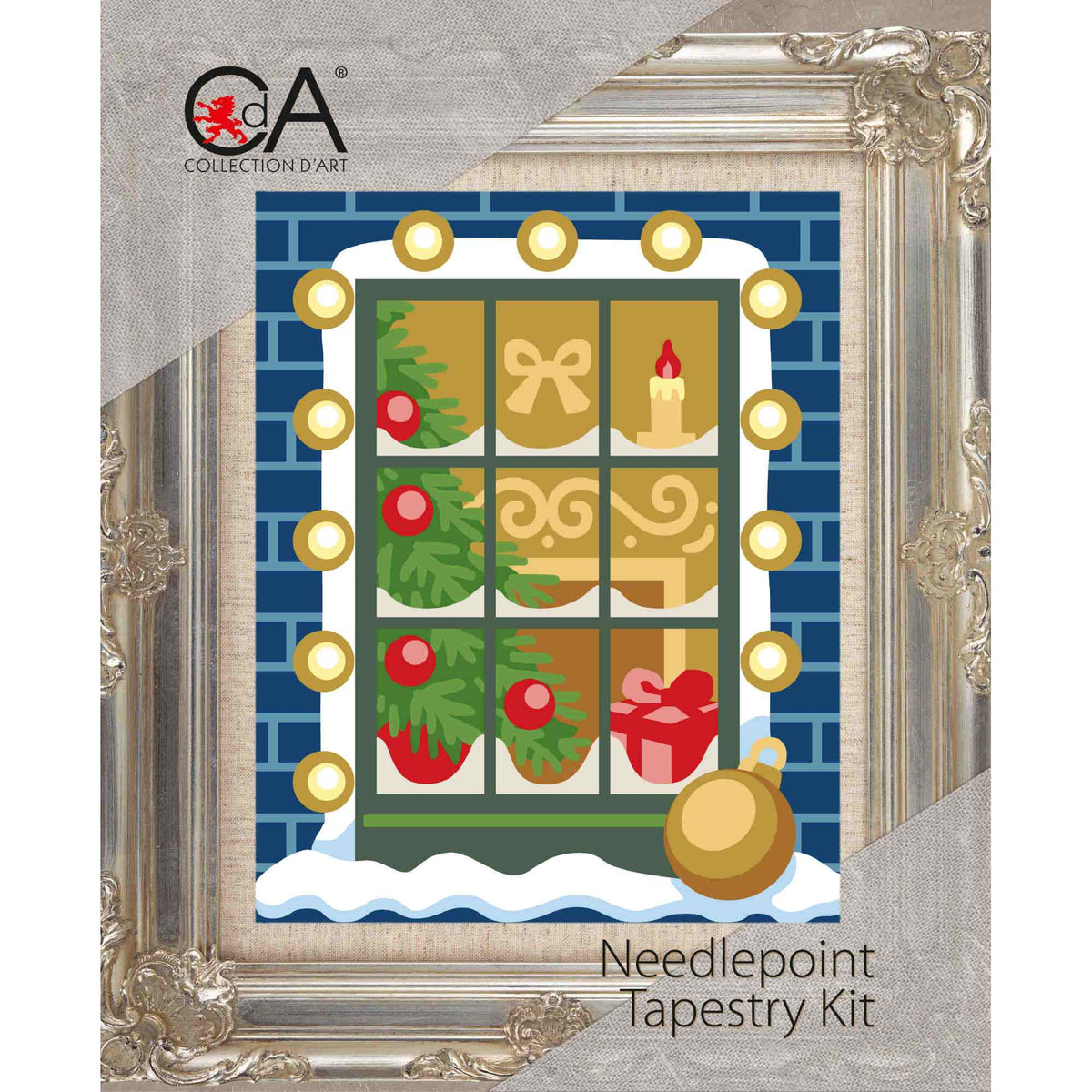 Christmas Window Needlepoint Kit
