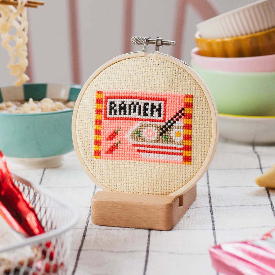 Ramen Cross Stitch Kit