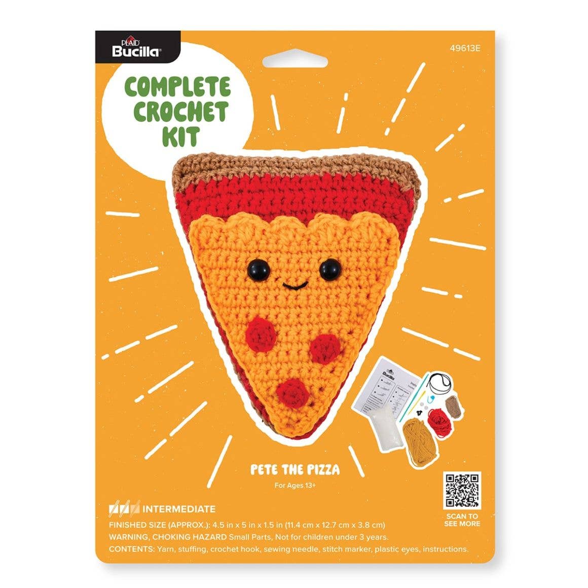 Amigurumi Crochet Kit - Pete the Pizza