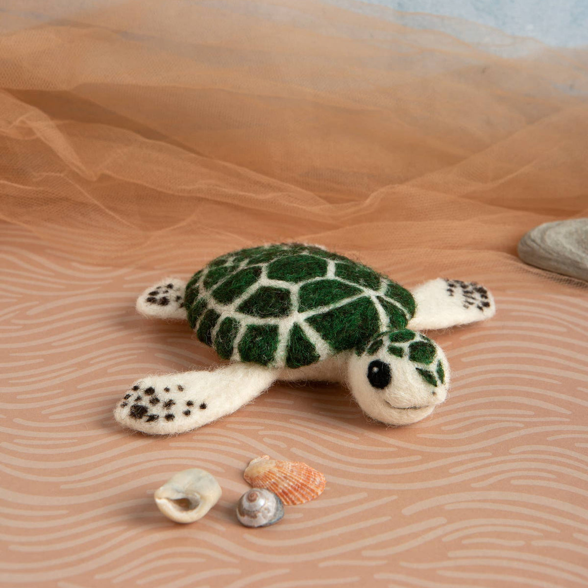 Baby Sea Turtle Mini Needle Felting Kit