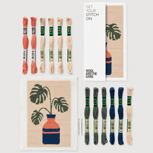 Wool and the Gang Monstera Needlepoint Kit