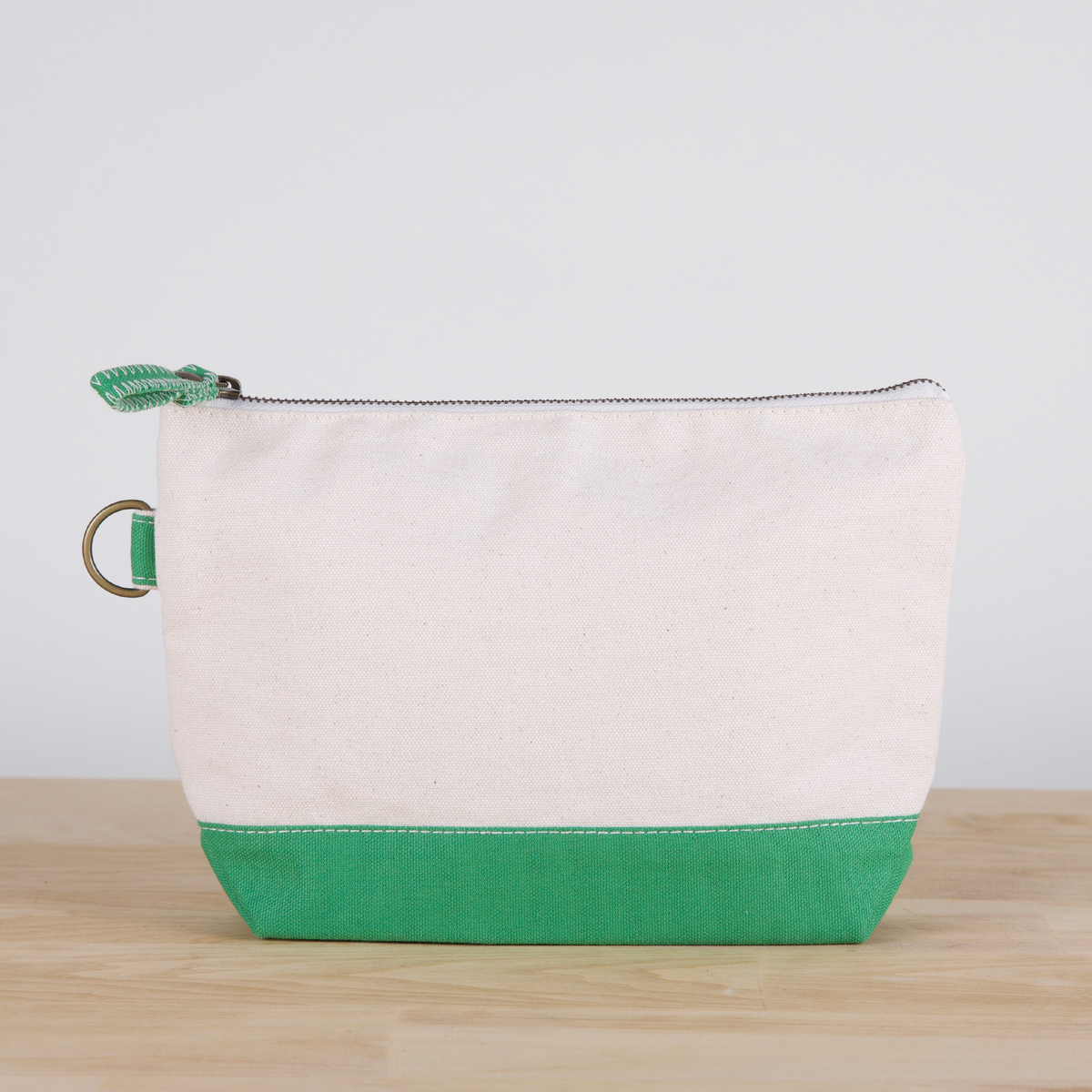 All-In Canvas Zip Top Pouch