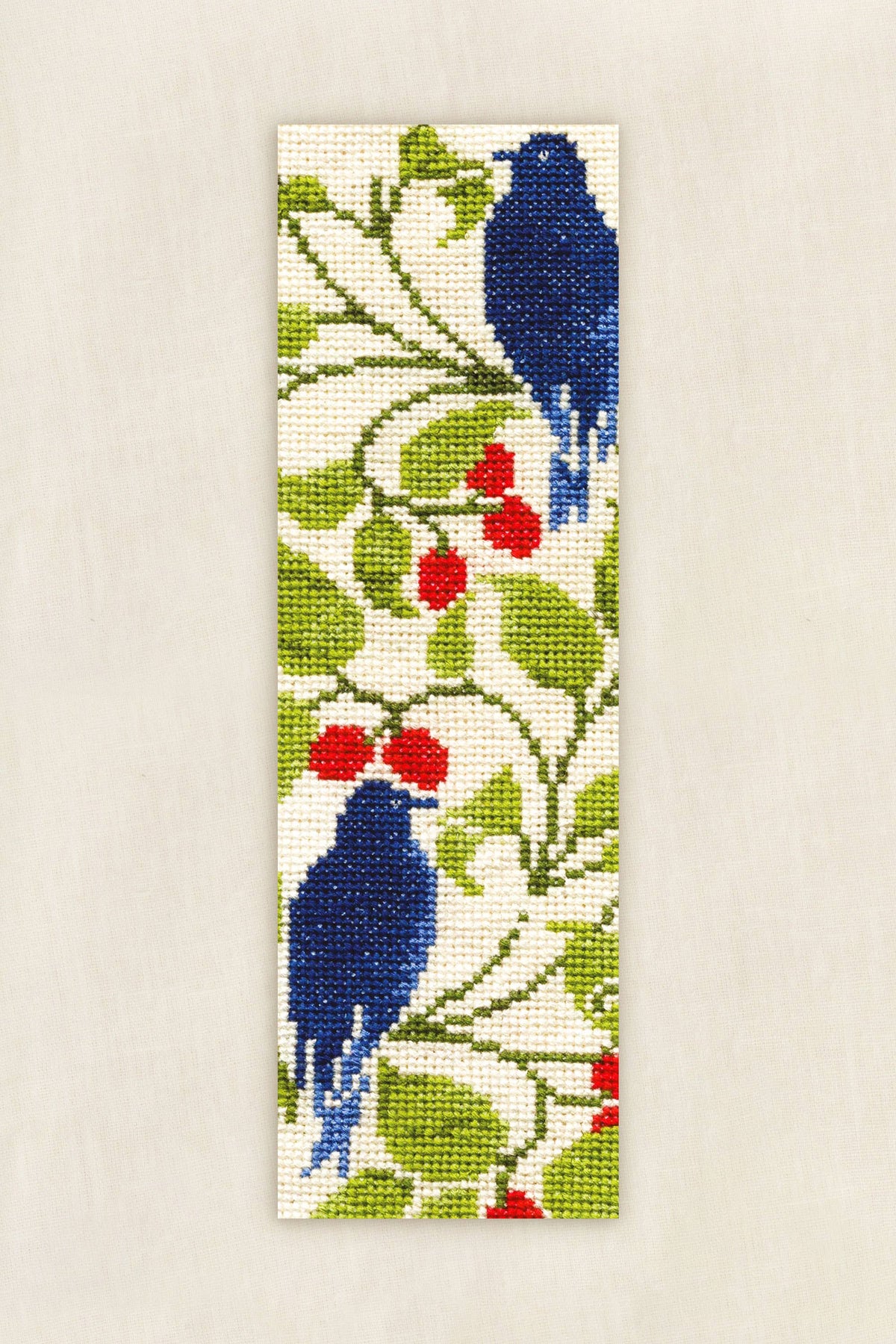 C.F.A. Voysey Bird and Berry Cross Stitch Bookmark Kit