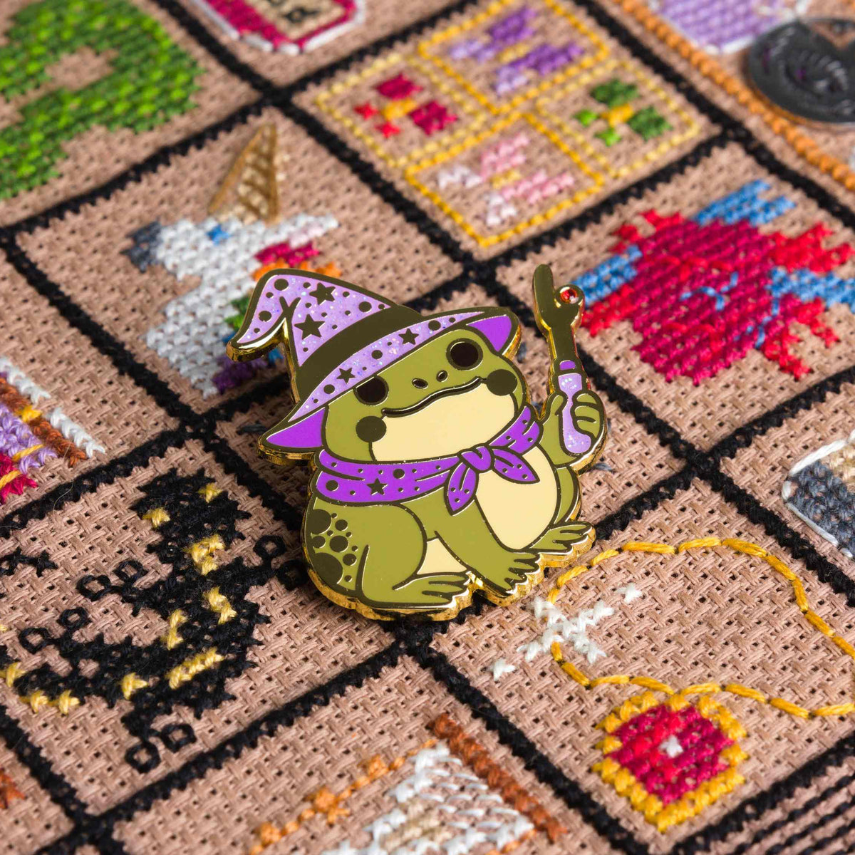 Rip It Frog Wizard Needle Minder