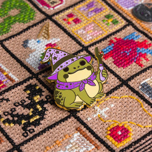 Rip It Frog Wizard Needle Minder