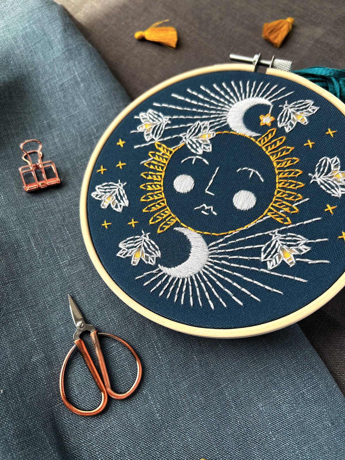 Moonglow Hand Embroidery Kit