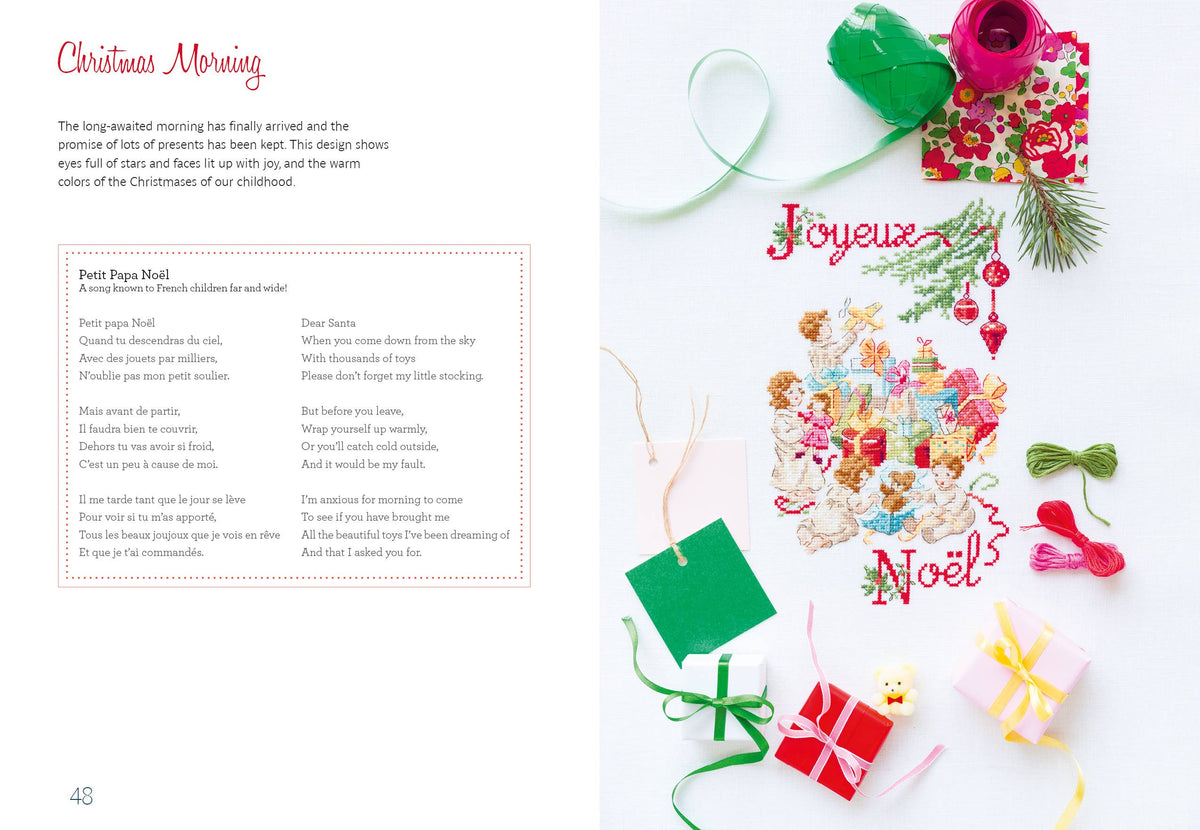 The Magic of Christmas to Cross Stitch-Stitched Modern