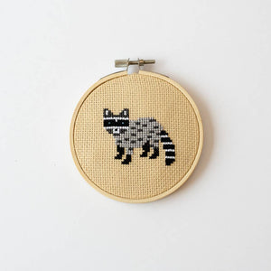 Raccoon Cross Stitch Kit