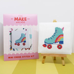 Rollerboot Mini Cross Stitch Kit