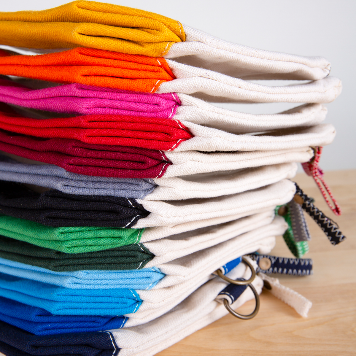 All-In Canvas Zip Top Pouch