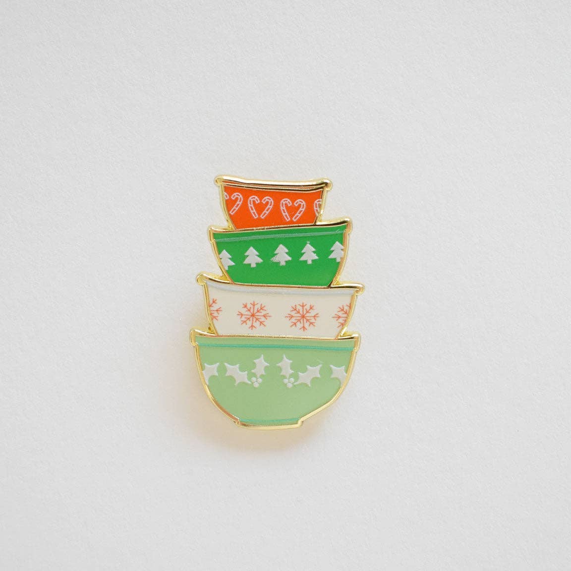 Holiday Mixing Bowls Needle Minder-Stitched Modern