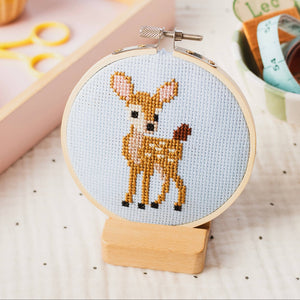 Baby Deer Cross Stitch Kit