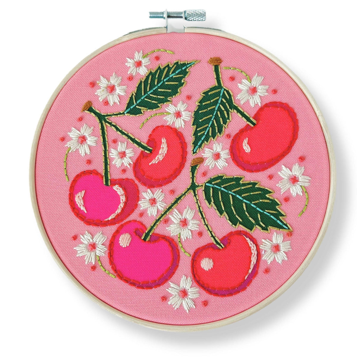 Cherries Hand Embroidery Kit