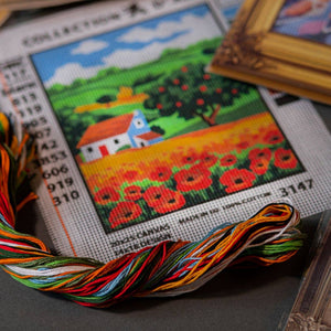 Winter Bunny Needlepoint Kit