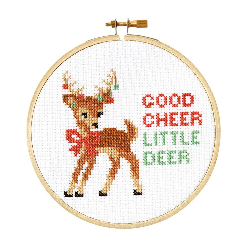 Good Cheer Cross Stitch Kit