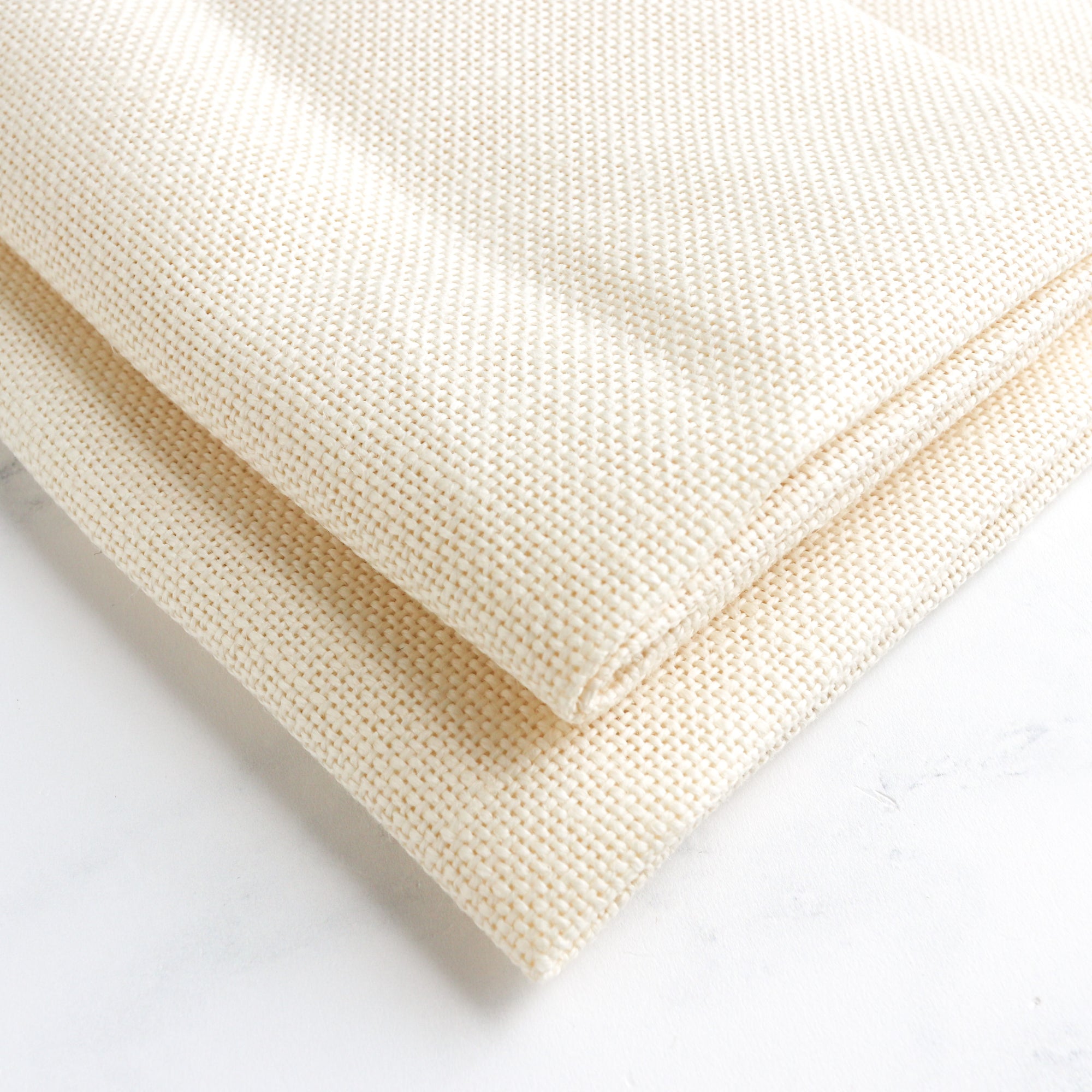 20-count Cork Linen Cross Stitch Fabric - Cream