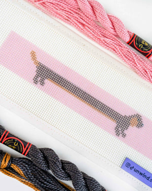 The Wi(e)nner Needlepoint Key Fob Kit
