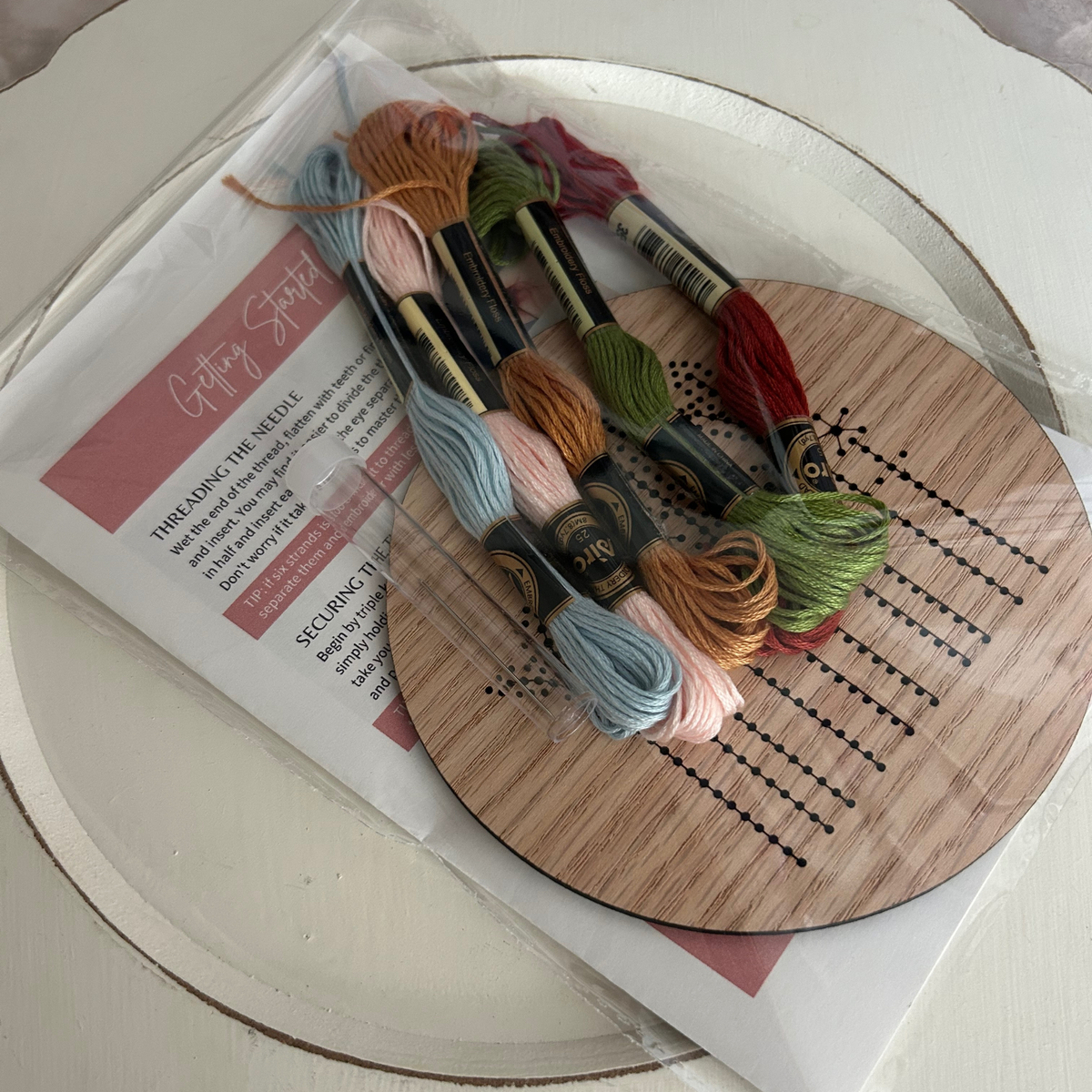 Floral Garden Hand Embroidery Kit