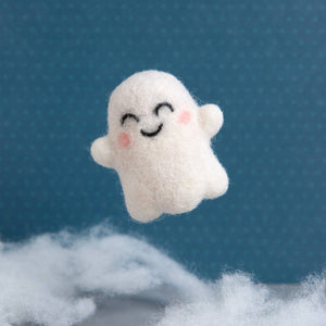 Happy Ghost Mini Needle Felting Kit