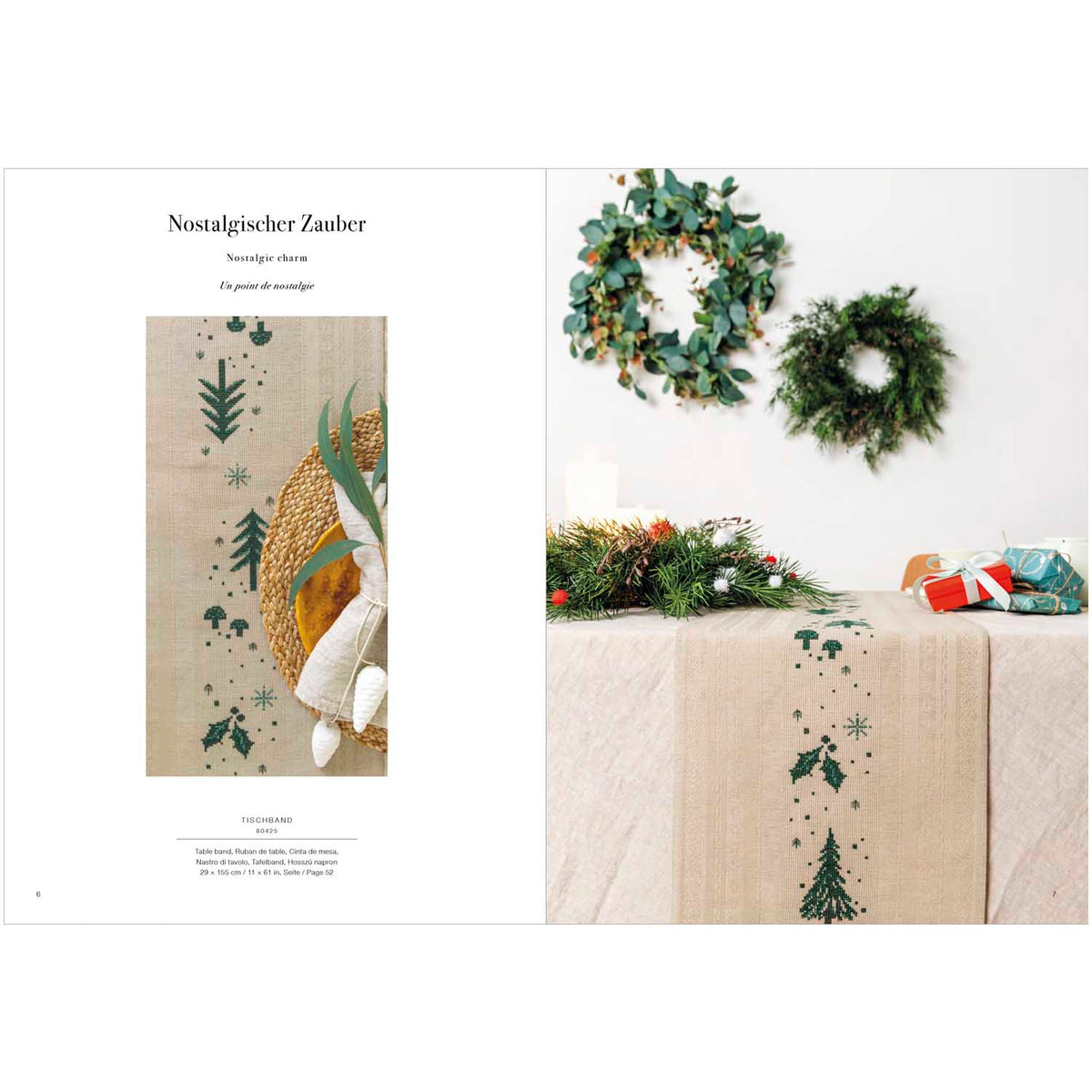 Cross Stitch Pattern Book - Nostalgic Christmas