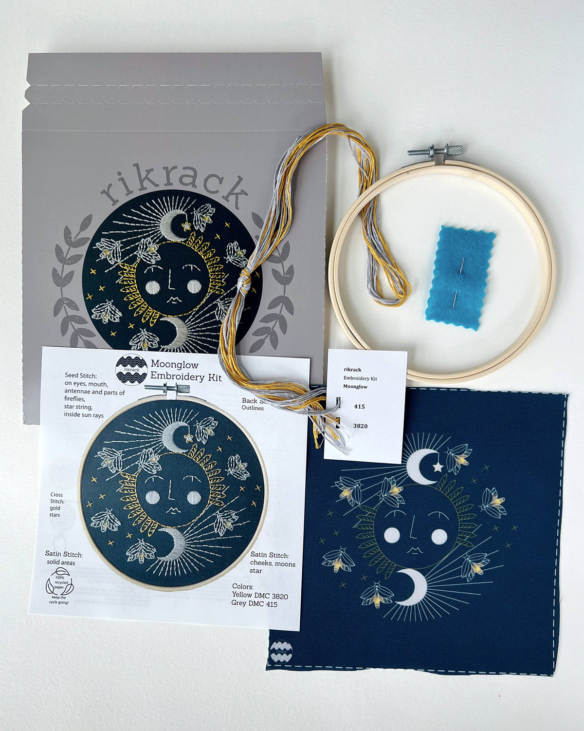 Moonglow Hand Embroidery Kit
