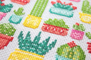 Cactus Cross Stitch Kit