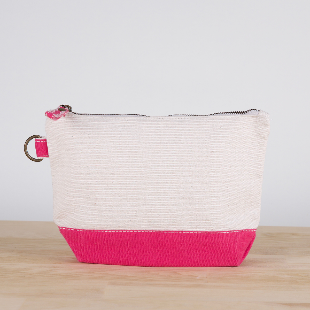 All-In Canvas Zip Top Pouch