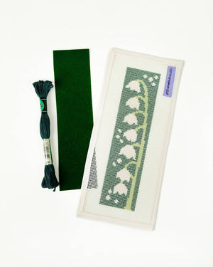 Lily of the Valley Needlepoint Bookmark Kit