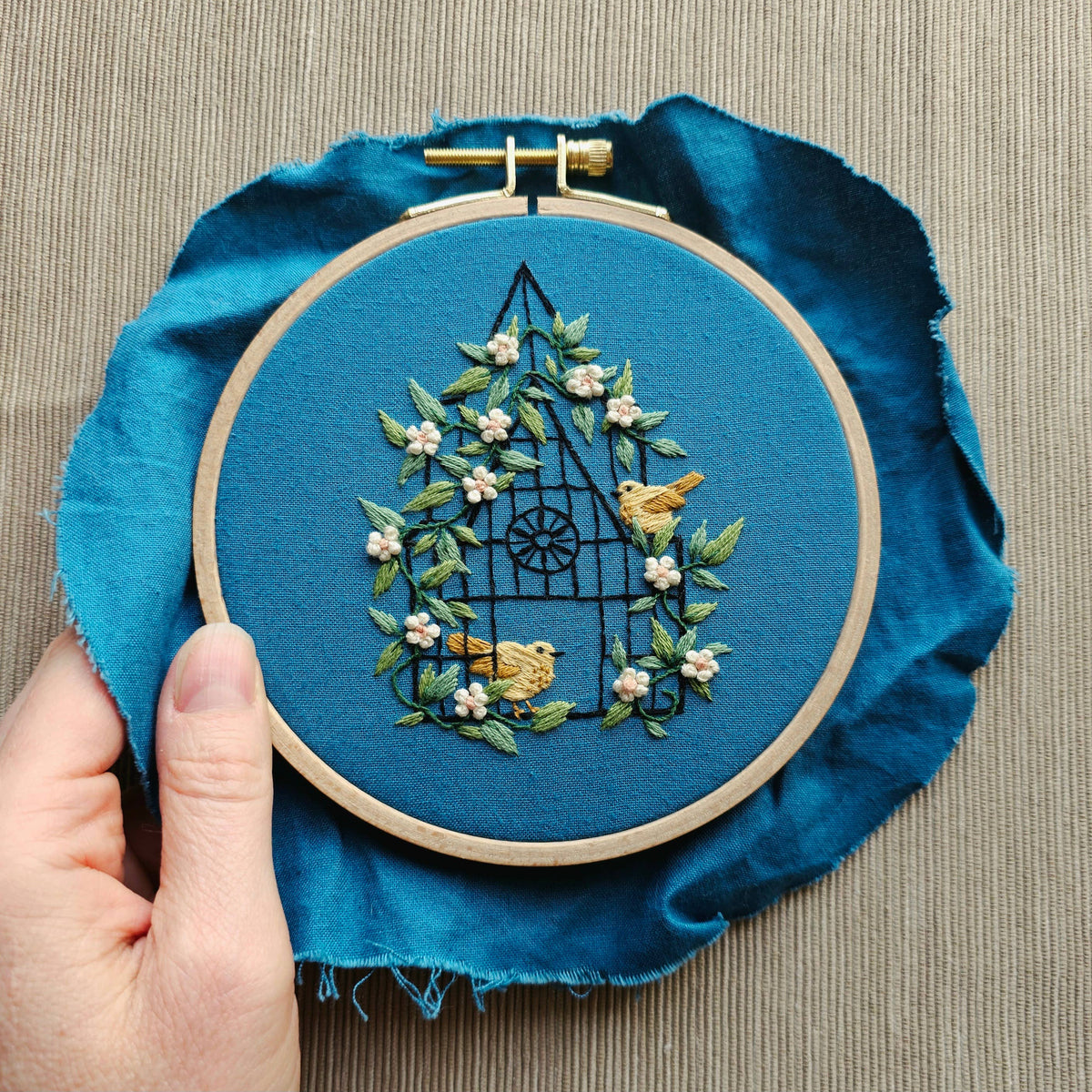 Fly Free Bird Hand Embroidery Kit