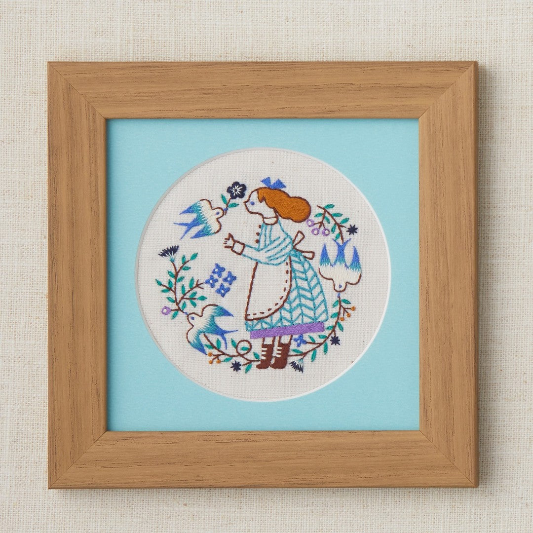 My Story With Flowers Hand Embroidery Kit - Small Frame