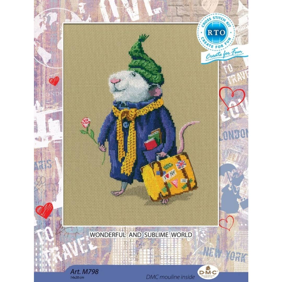 Wonderful Travel World Cross Stitch Kit