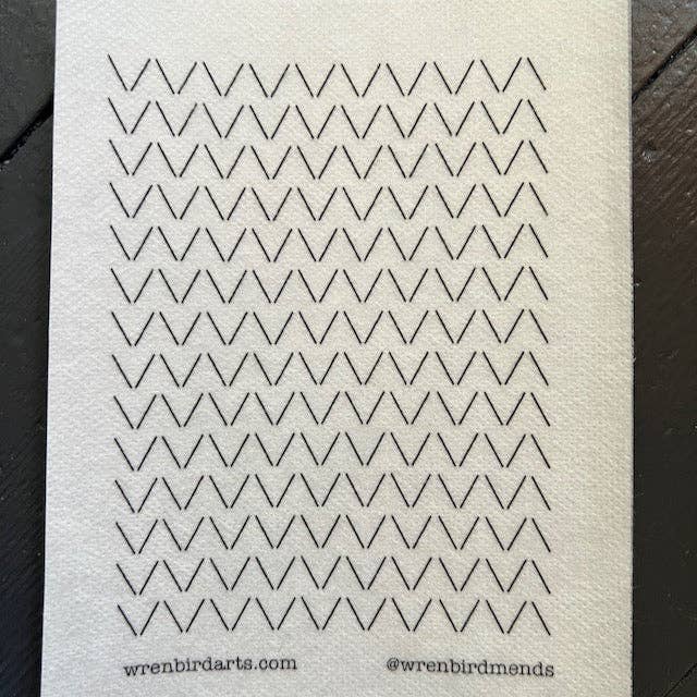 Stick & Stitch Mending Patch - Cream (Set #10)-Stitched Modern